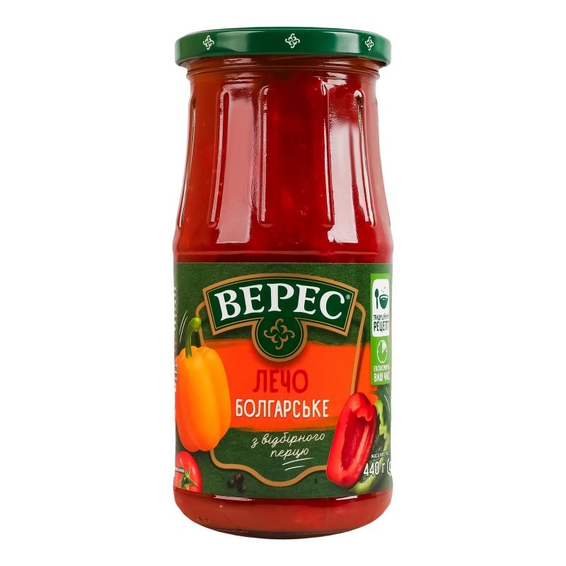Лечо болгарське Верес с/б 440г